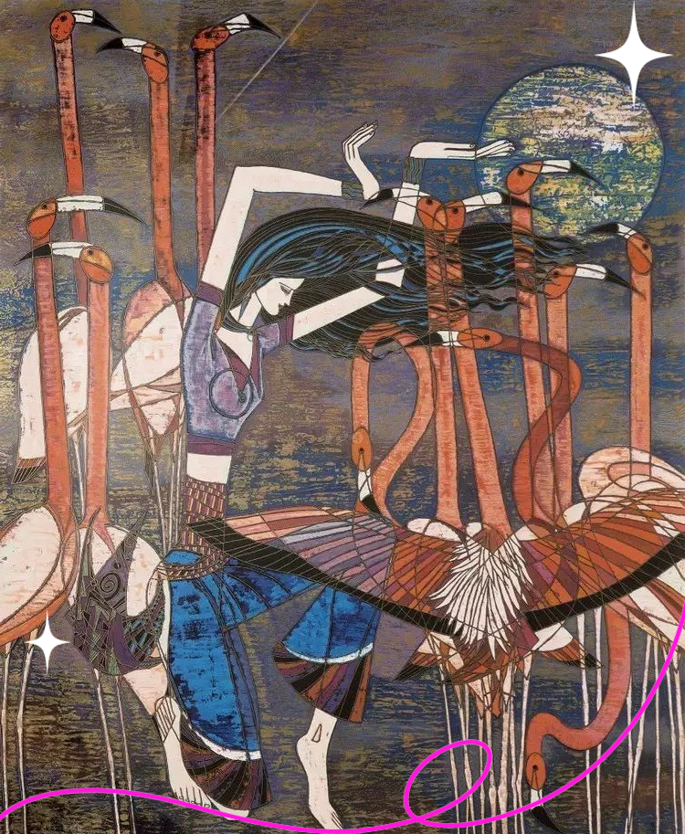 现代重彩画大师丁绍光的艺术世界探秘