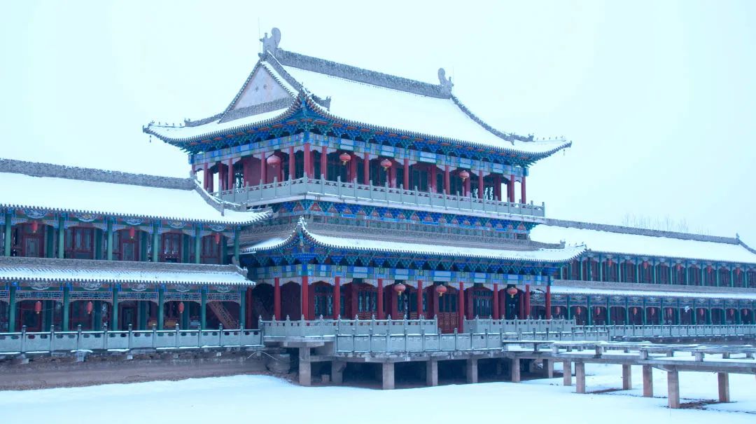 定西临洮:落雪为念,遇见明园