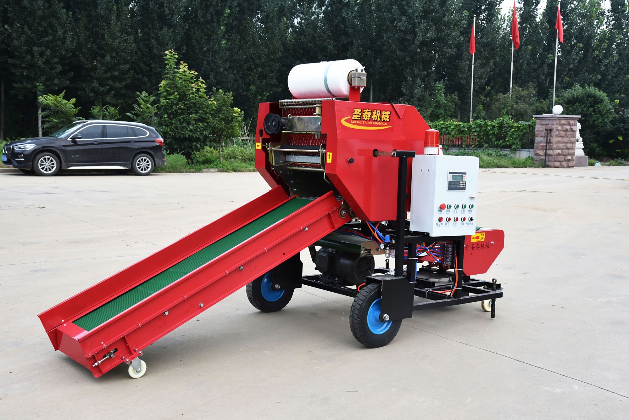 全自动打捆包膜机 使用工艺