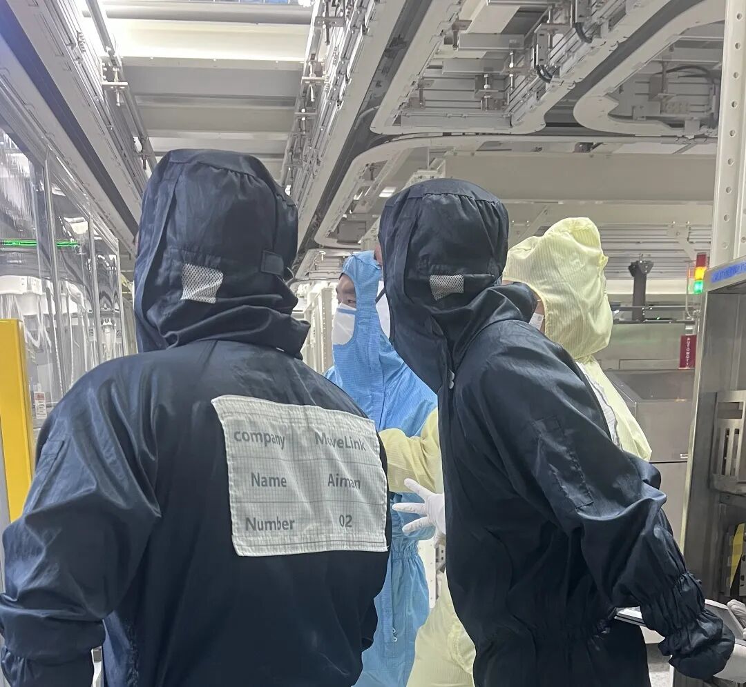 The Movelink Technology team is working on-site at the project