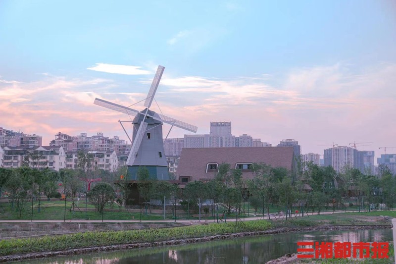 長沙首個海綿城市示範公園正式開園,圭塘河畔新增一處