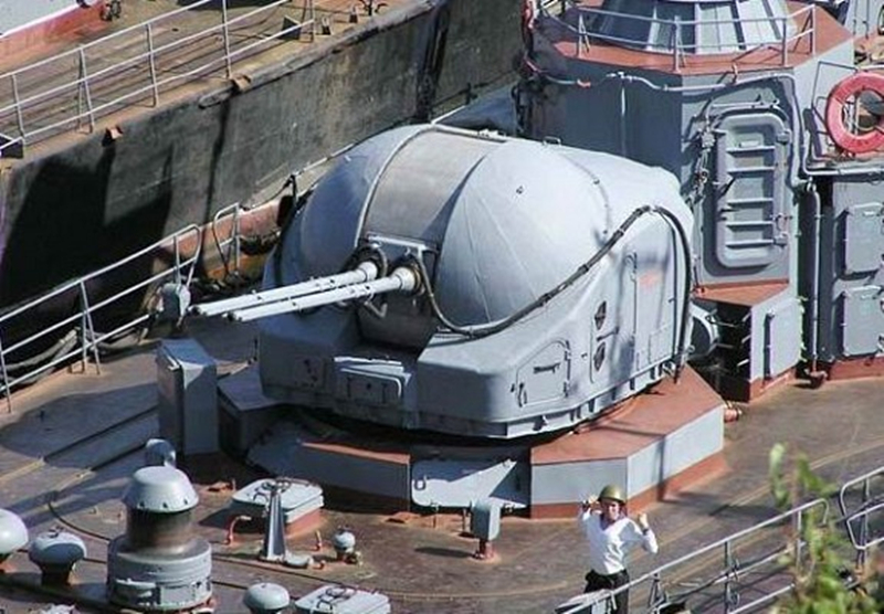 苏联第一种海军全自动炮塔—ak-725高平两用炮