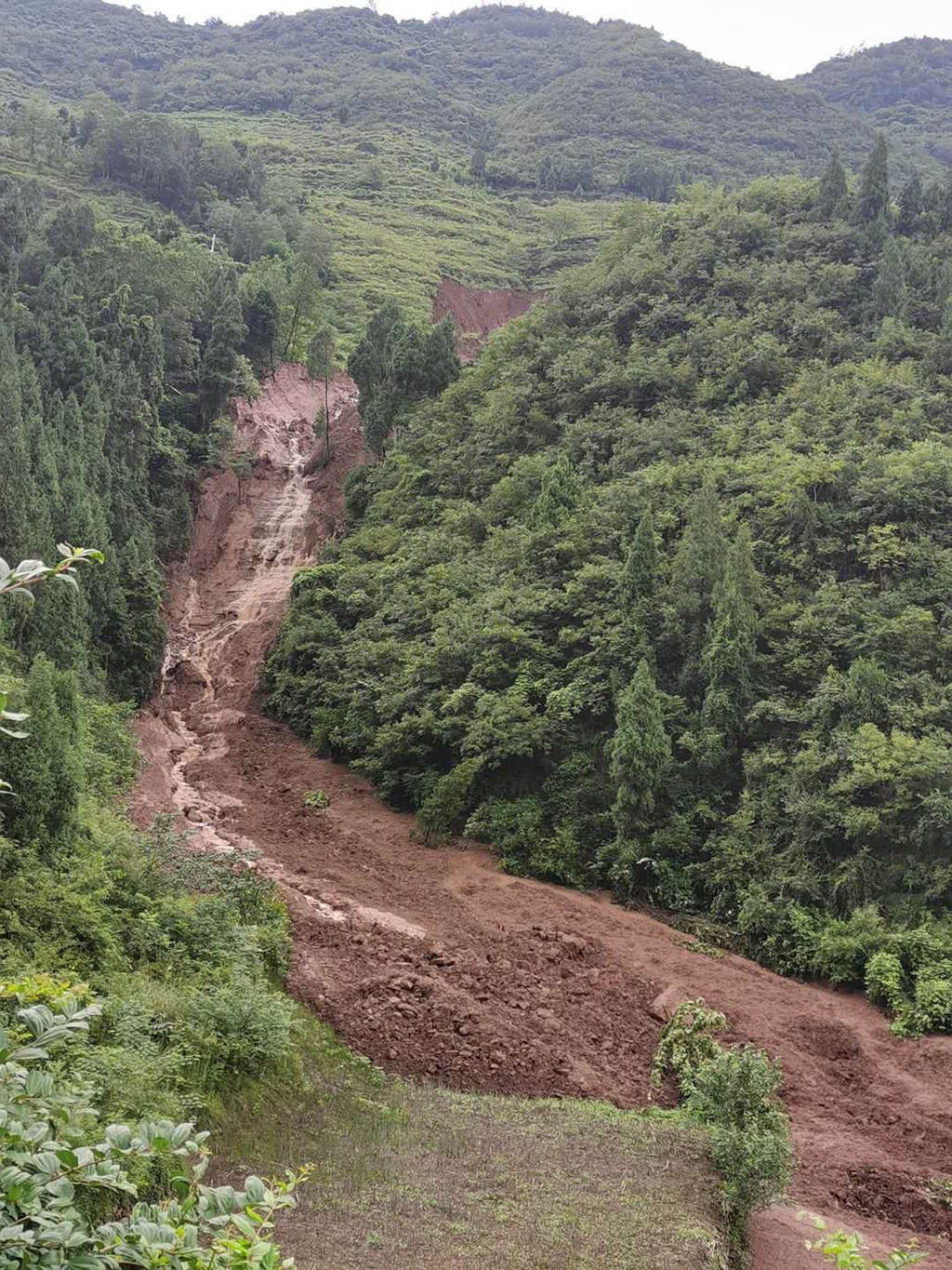 山西泥石流图片