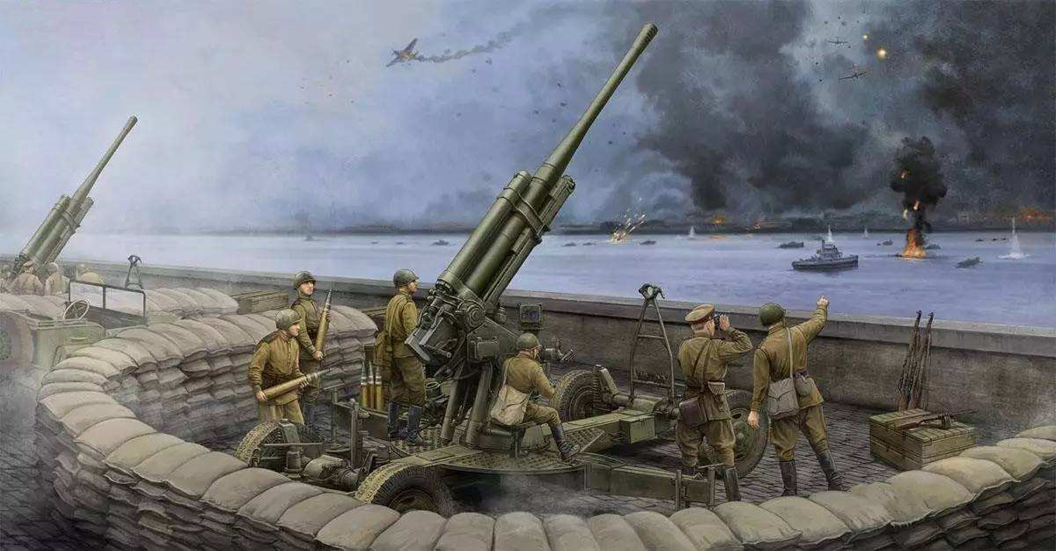 二战英国高射炮图片
