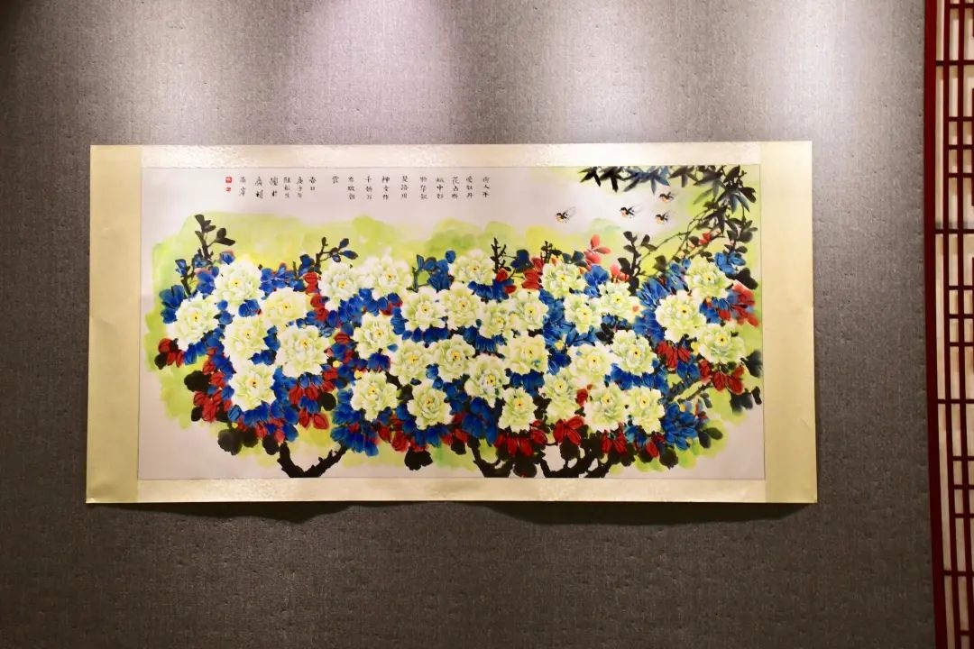 "半世牡丹半世痴!陆松生国画展开展,快来欣赏他笔下牡丹的万种风情