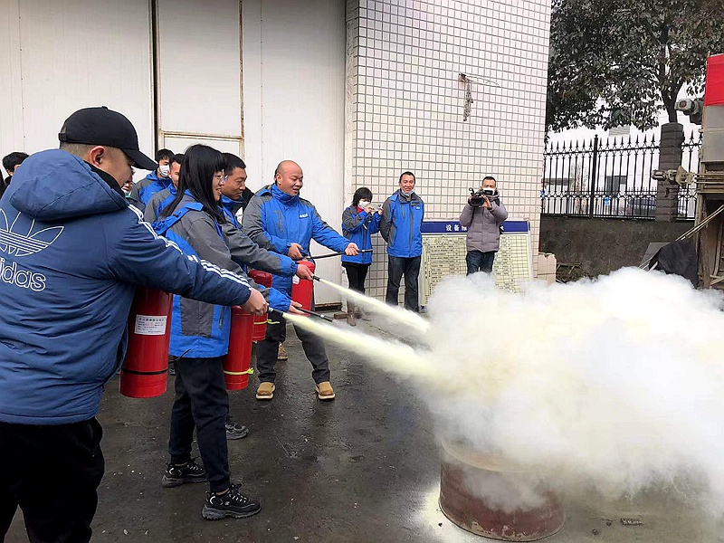 市供排水监督管理处开展污水处理厂冬季消防应急演练活动