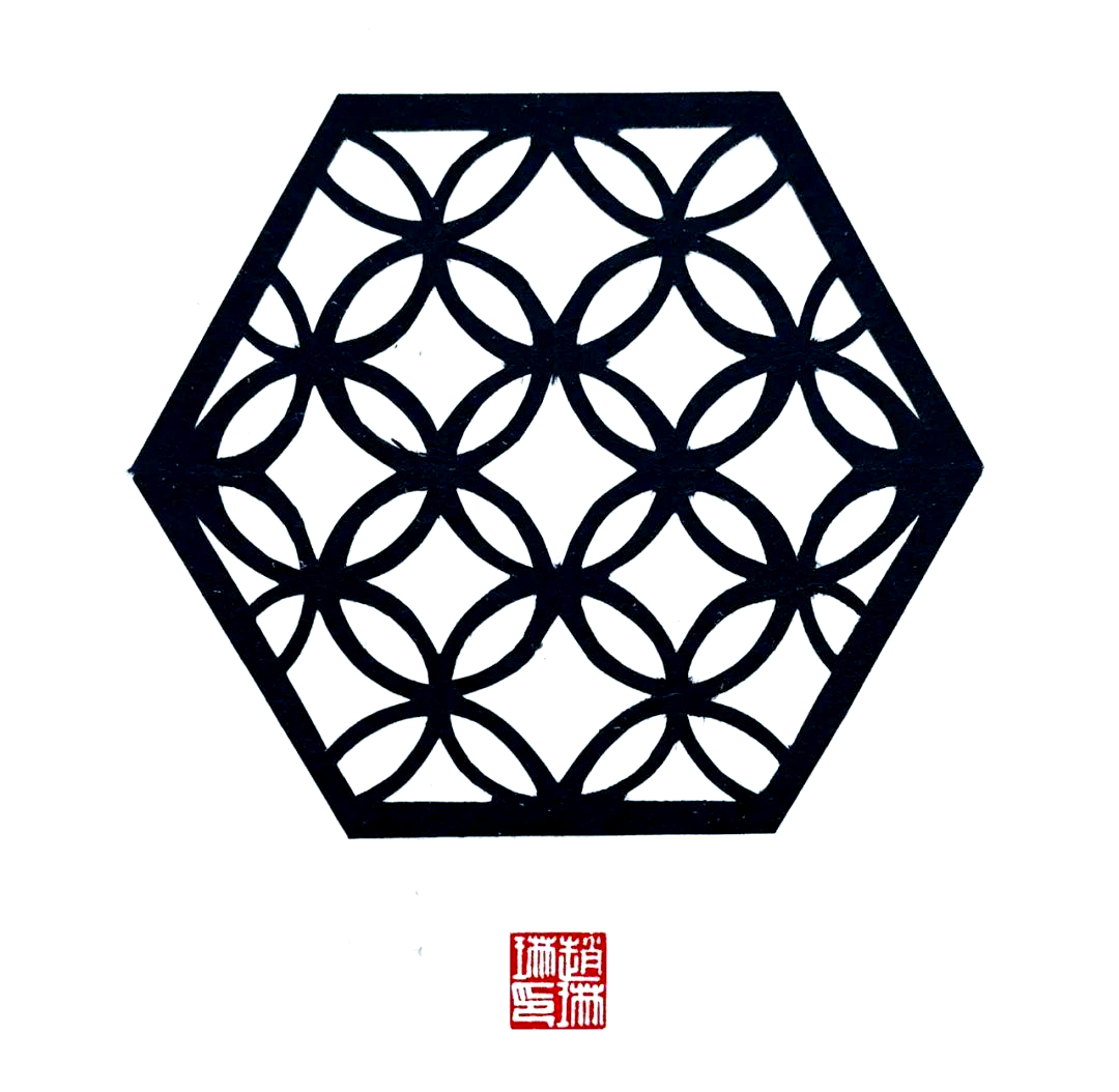 花窗纹样剪纸,探寻传统文化的独特魅力