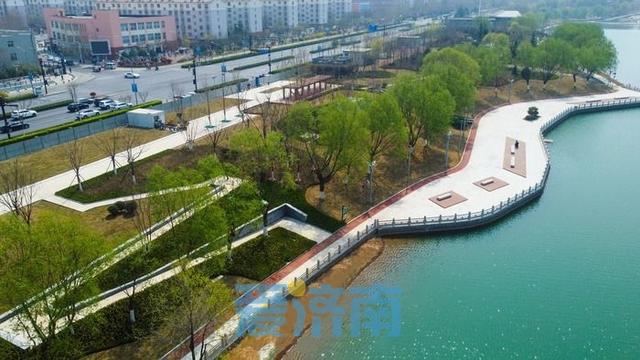 濟南鳳凰湖景觀提升展新貌 新增沿湖彩色健身步道