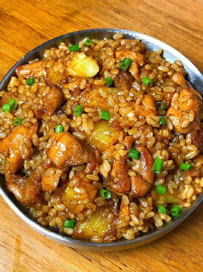 教你做懒人拌饭,糖醋土豆鸡腿肉拌饭,酸甜开胃,营养美味