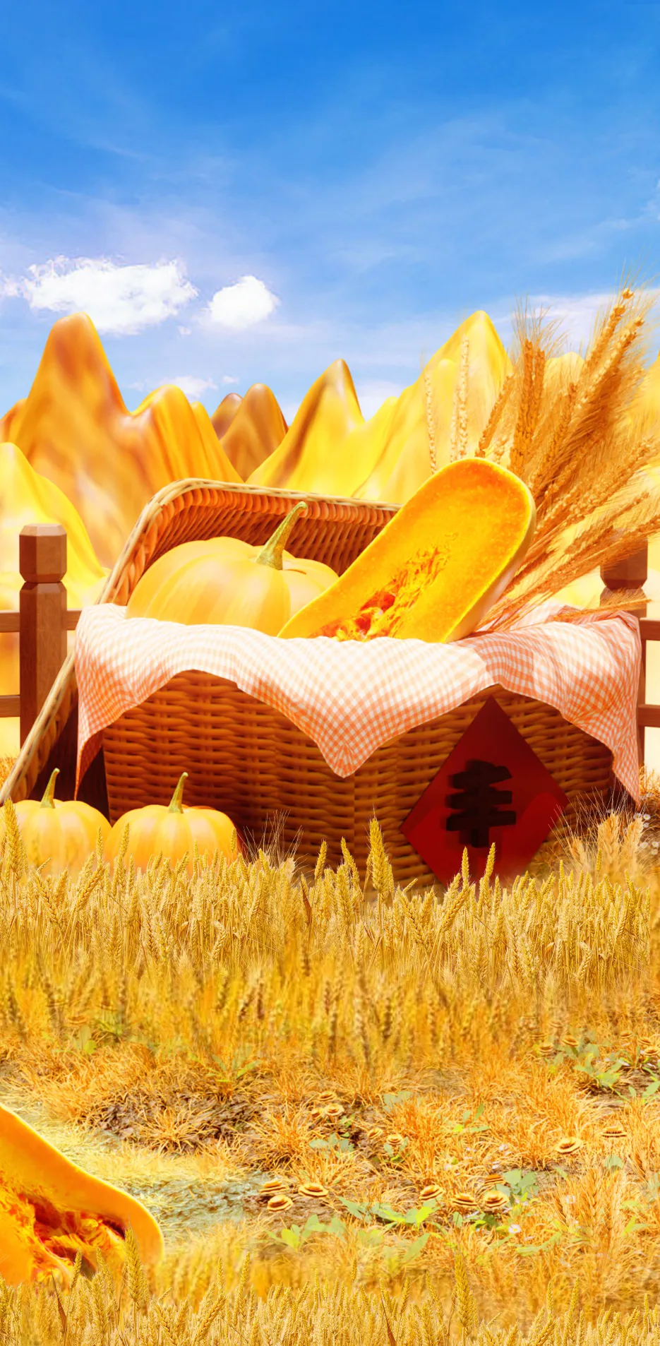 丰收壁纸,一起来感受下丰收的喜悦吧