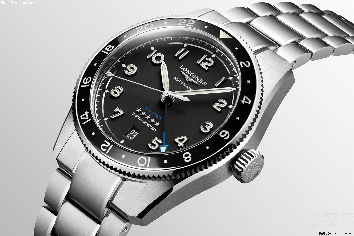 浪琴表推出先行者祖鲁时间39毫米腕表