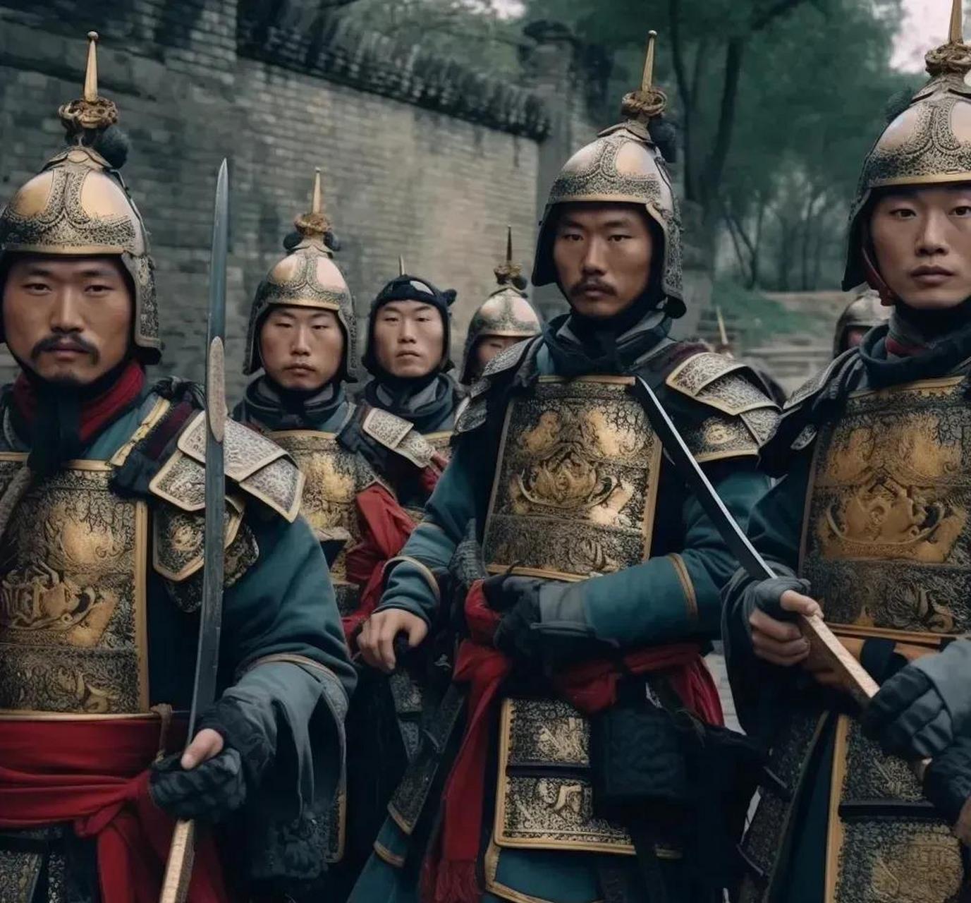 友友们,ai还原太平天国的军队,图片中的士兵和将官显得很质朴.