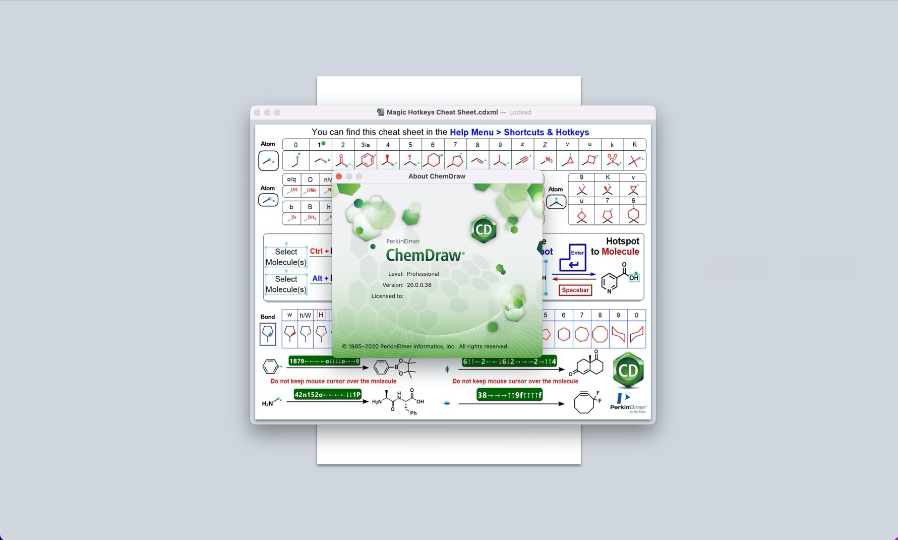 chemdraw professional 20 mac(化学绘图软件)v20.0.0.38中文版