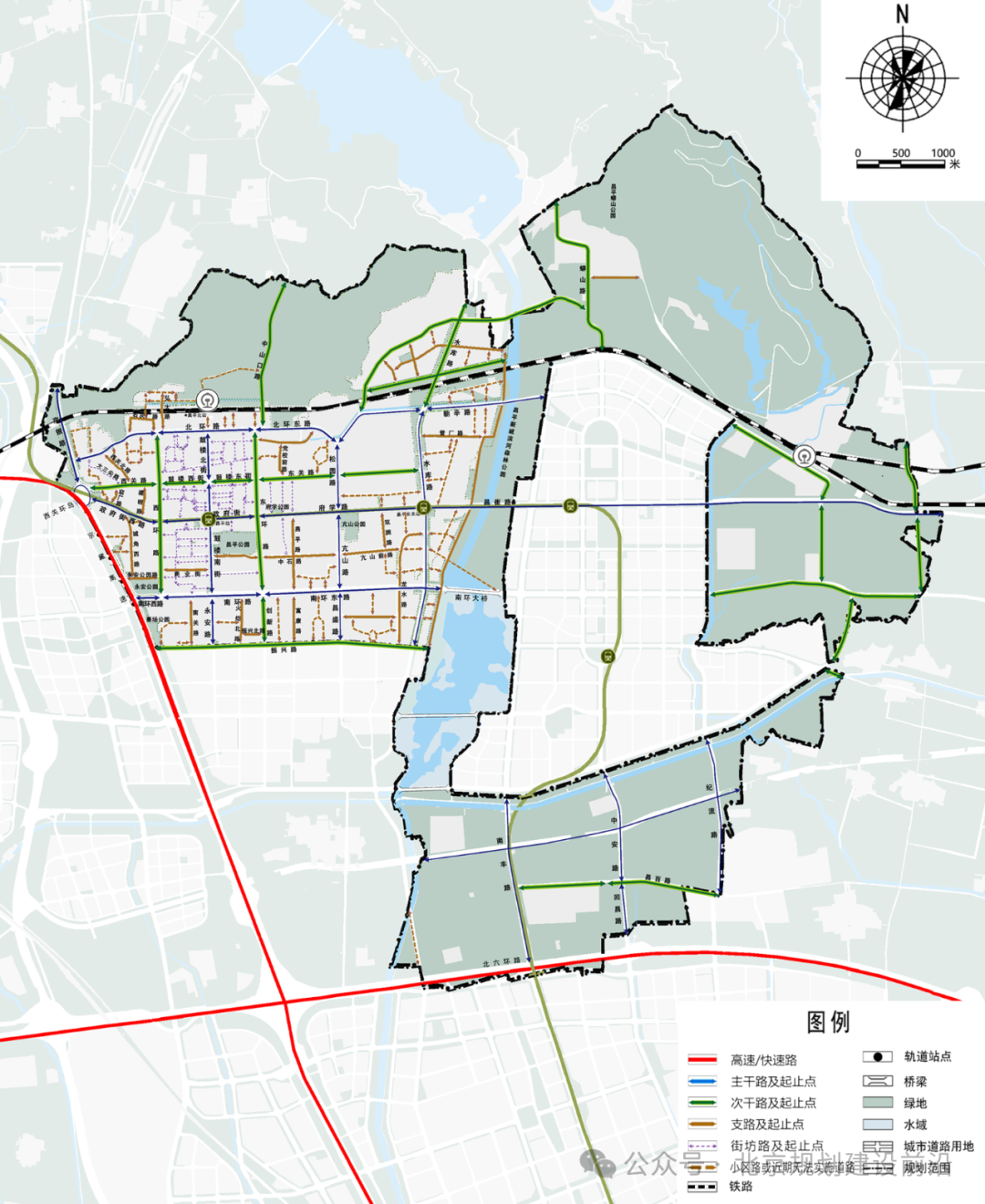 昌平区规划图2035图片