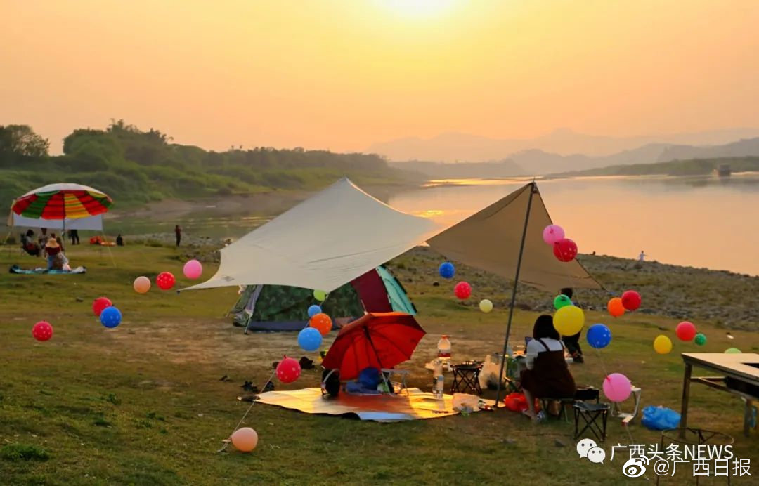 柳州市周边乡村露营地火热,风景如画