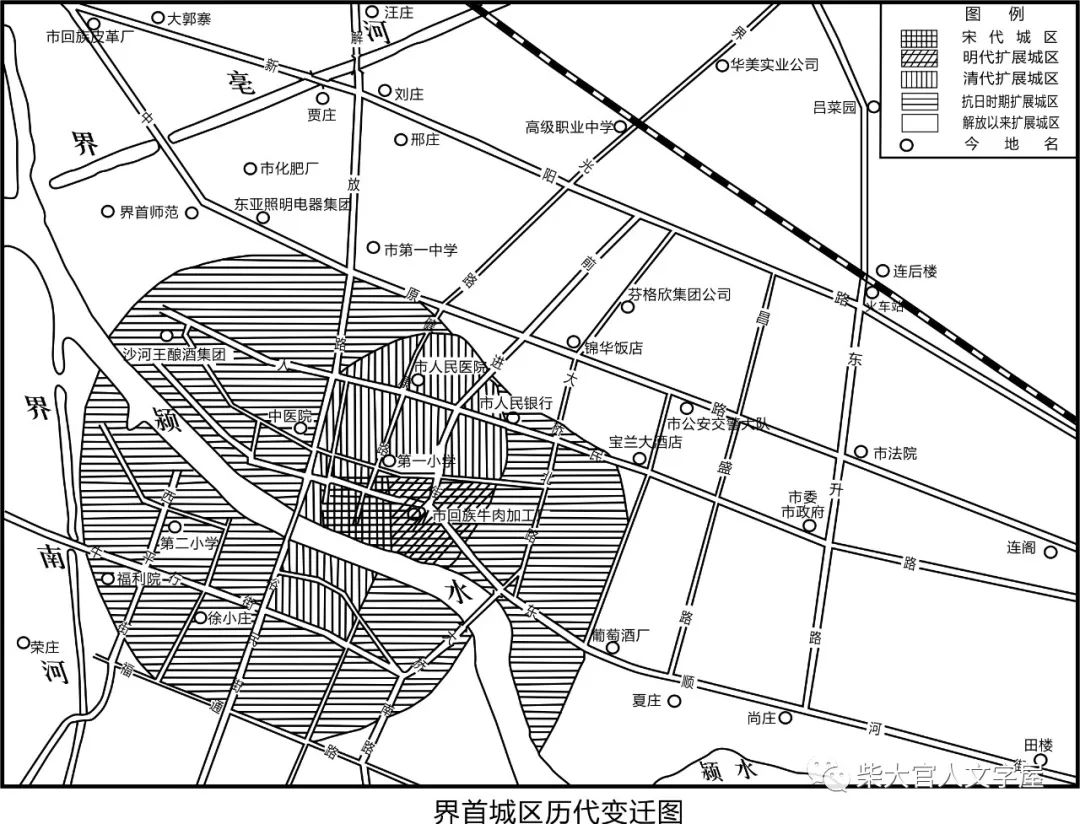 界首市的興起與發展及其城區的變遷