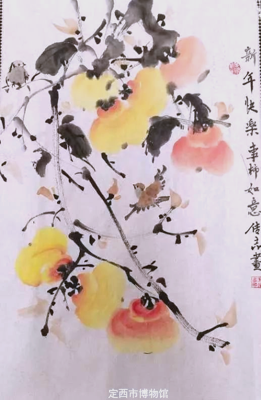 定西市博物馆元旦举办多彩社教活动,小画家尽展风采