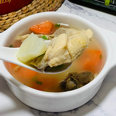 山药胡萝卜炖鸡汤