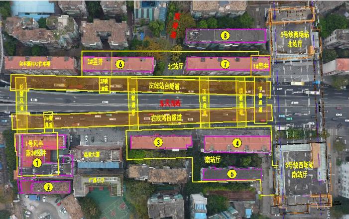 十三号线二期纪念堂站,西场站工程项目范围公布