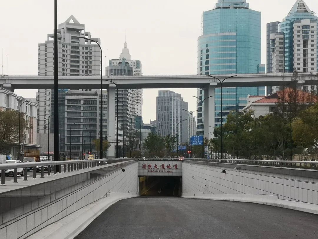 竣工通车的日子近了!浦东大道地道(东西通道)工程又有新进展