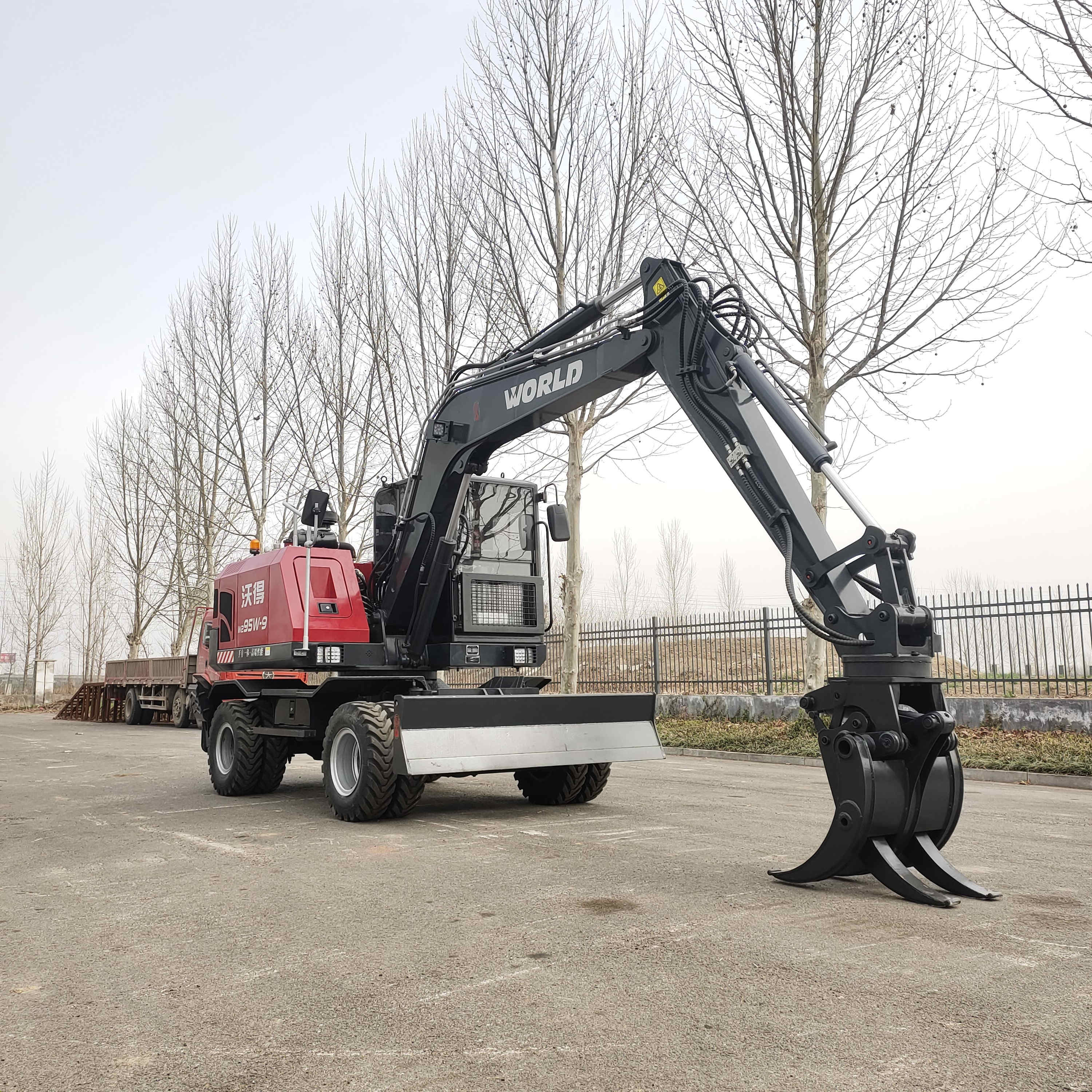 沃得 抓草机价格 打包机图片 抱抓 遮木拾装装机 棉花夹 抓钢机