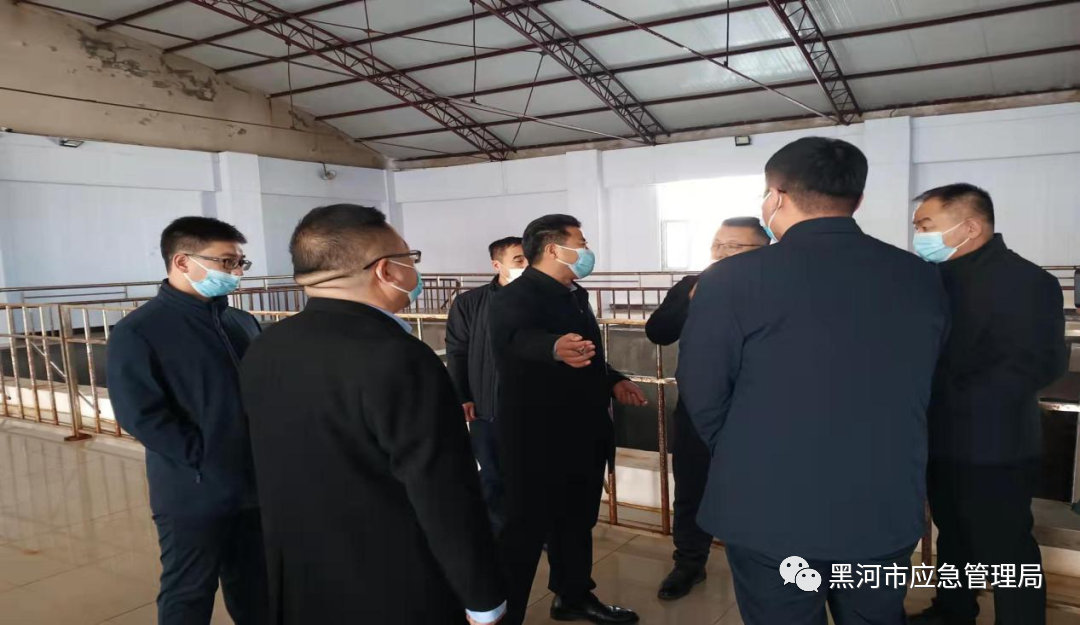 黑河市嫩江市委副书记,政府市长崔凯带队到企业进行"两会"期间安全