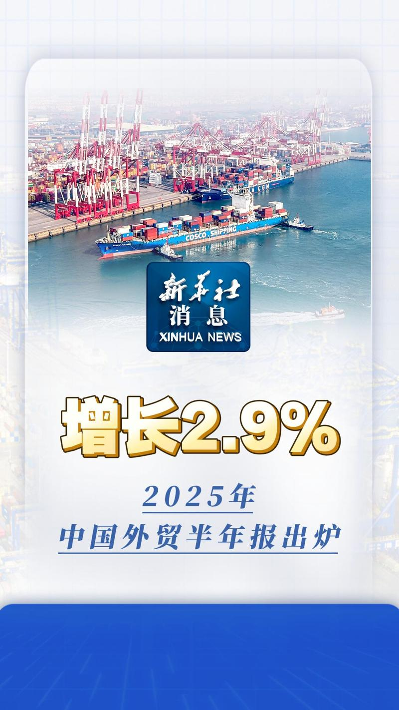 2025年中国外贸半年度报告：增长2.9%
