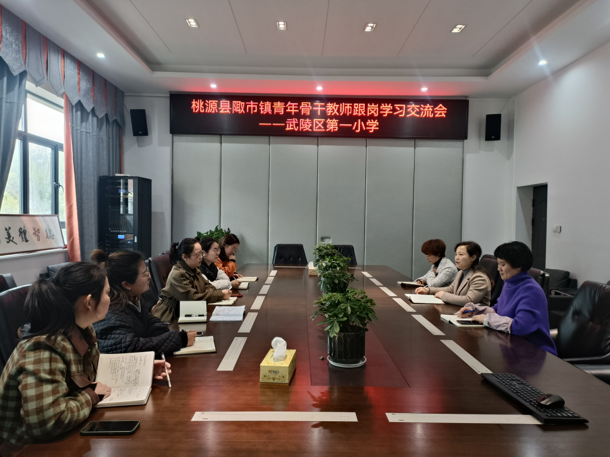 桃源县三中(陬市镇中学)青年骨干教师赴武陵区第一小学跟岗学习