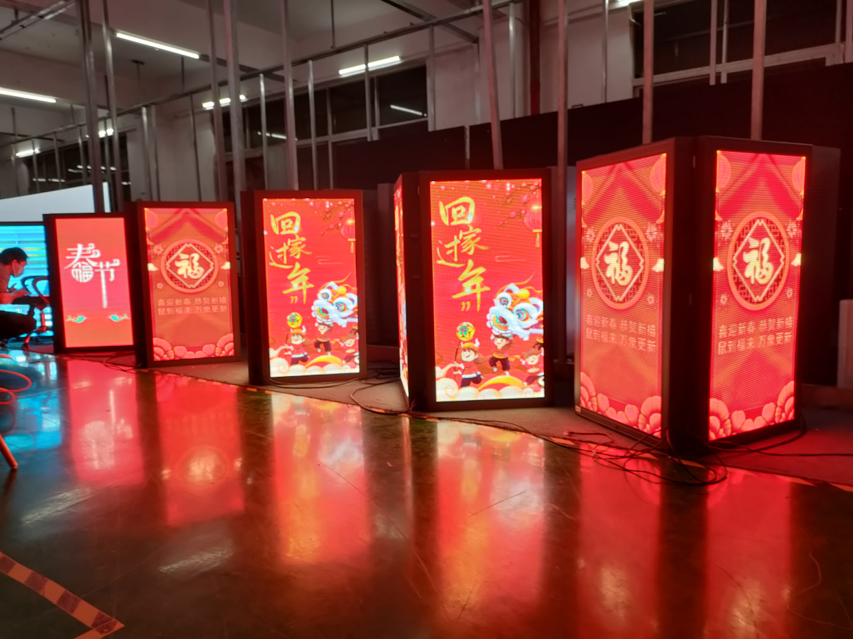 户外led灯杆屏路灯显示屏p2.5/p2.85/p3/p3.33/p4等型号