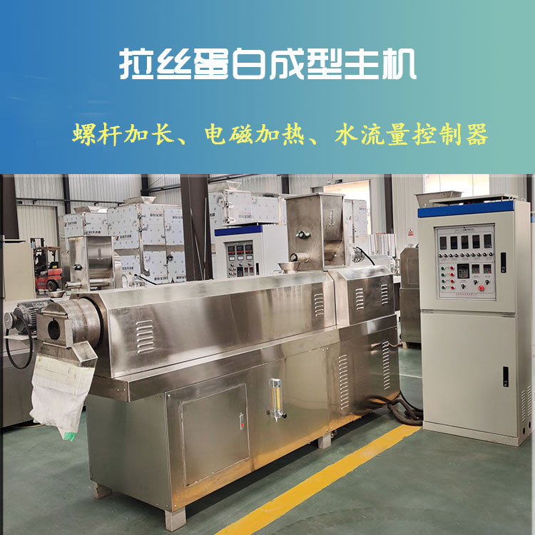 全自动拉丝蛋白素肉加工设备