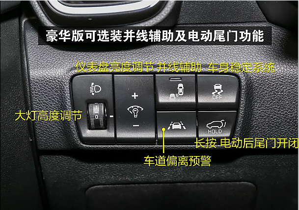 2016款起亚kx5天窗开关按键怎么取下