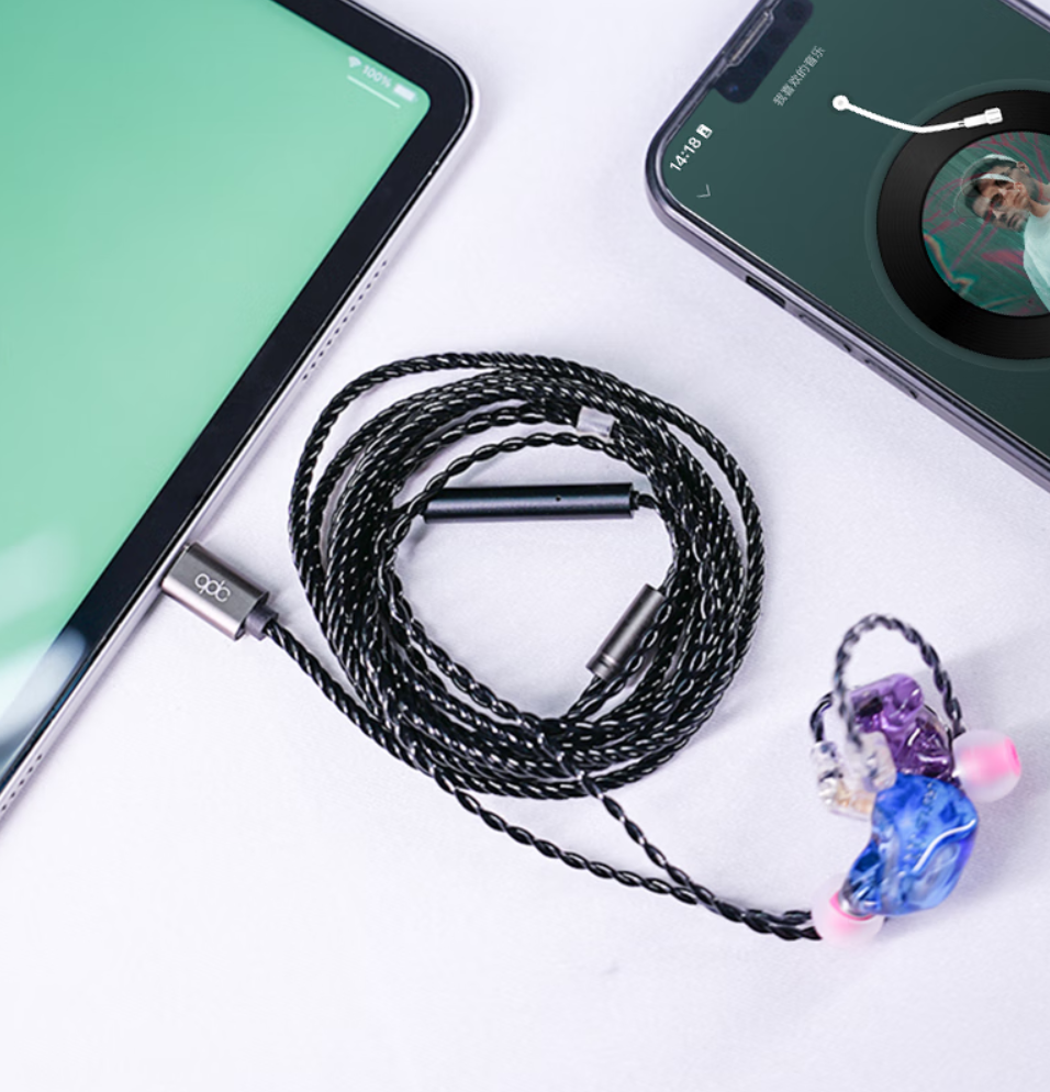 qdc uc1 type c 耳机线上市:手机电脑即插即用,售价 580 元