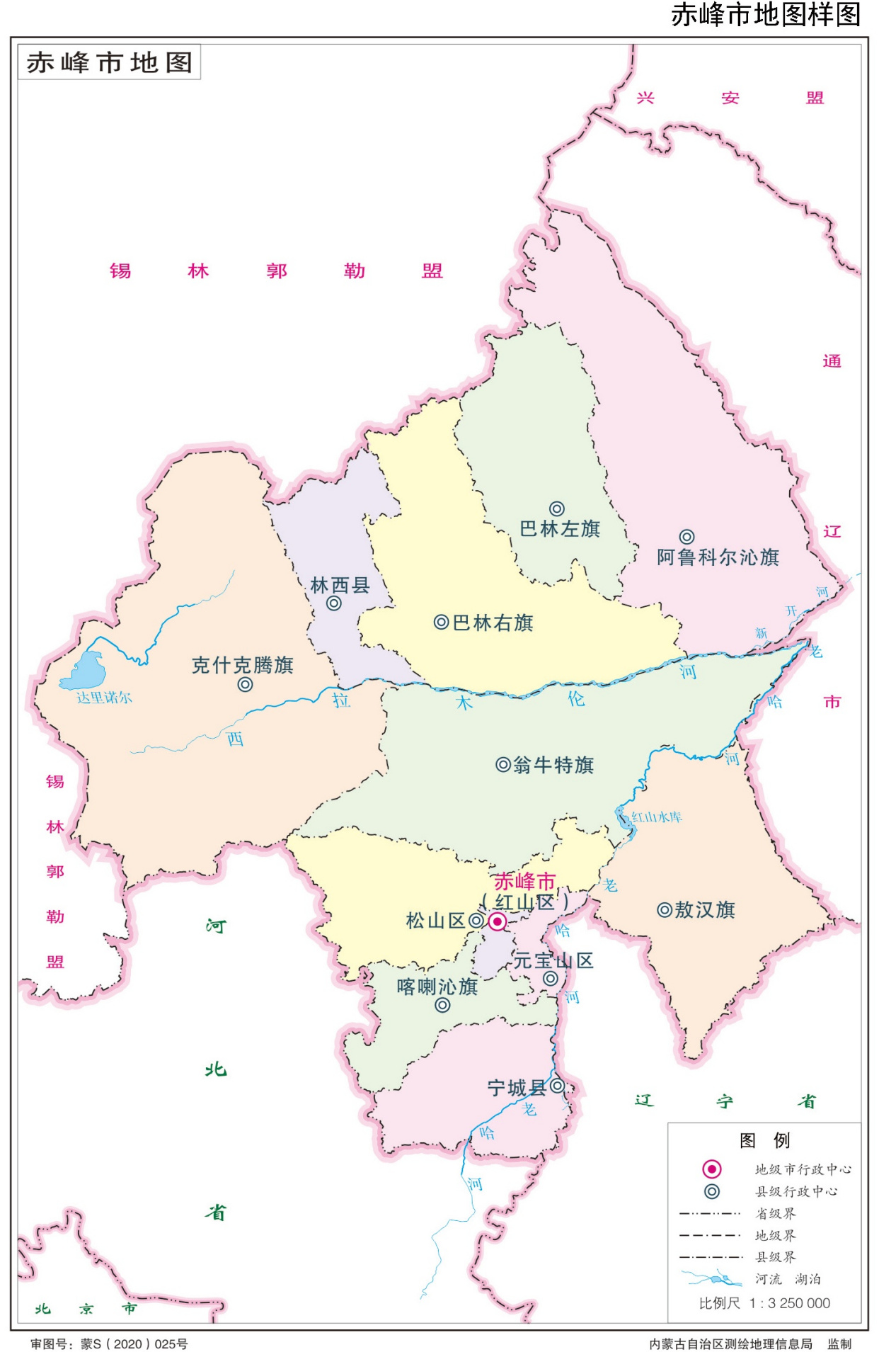 内蒙古市地图图片