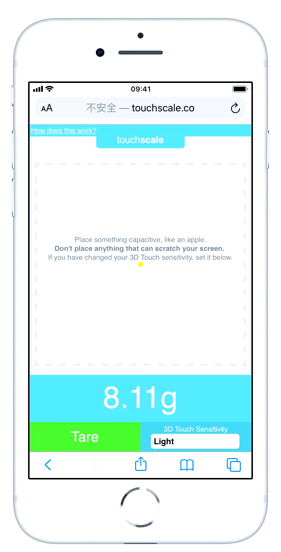 touchscale称重，touchscale称重快捷指令