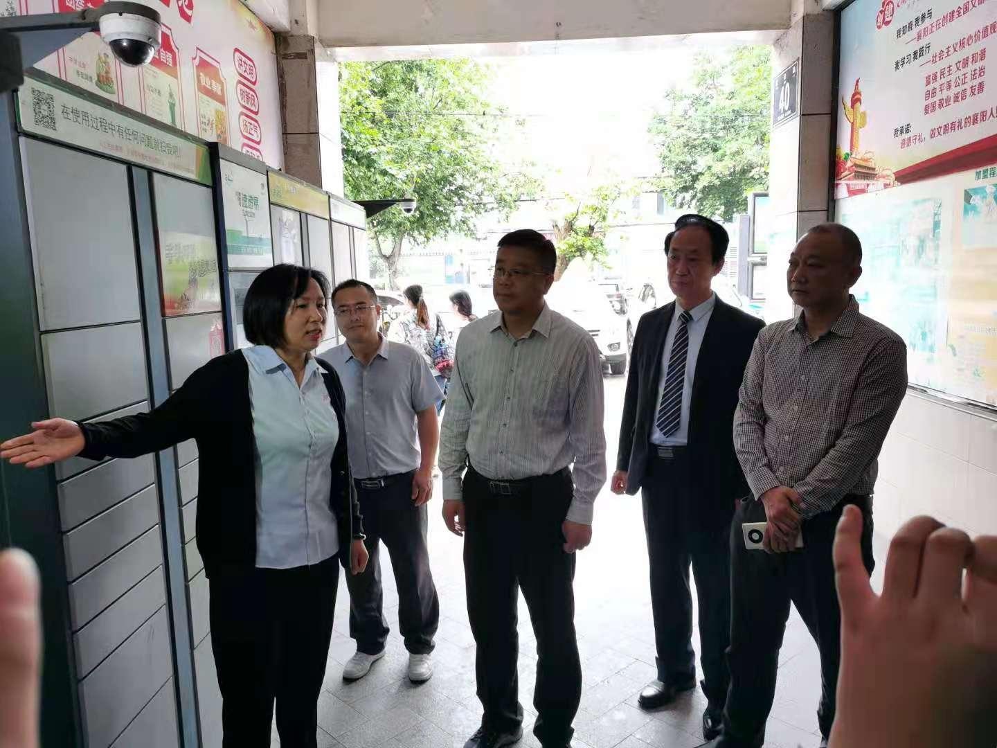 樊城区委副书记李君调研智慧平安小区建设