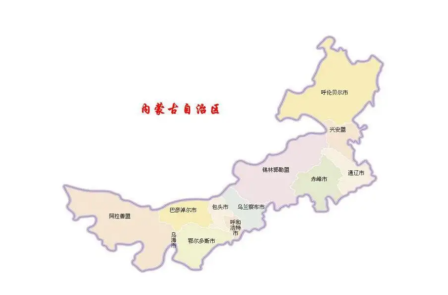 兴安盟地图全图可放大图片