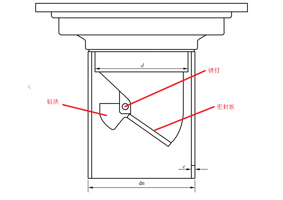 浮球地漏结构图图片