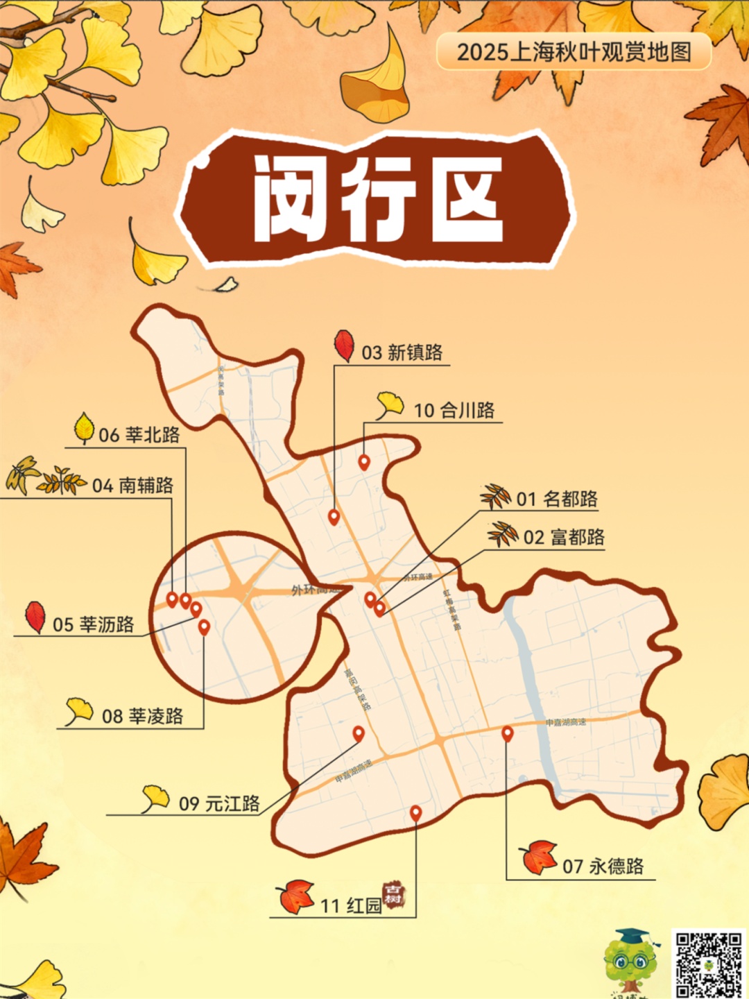 出发吧跟着2025黄浦秋叶地图来一场寻色之旅
