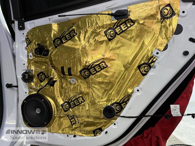 比亚迪秦plus汽车音响改装德国彩虹el-c6.2两分频