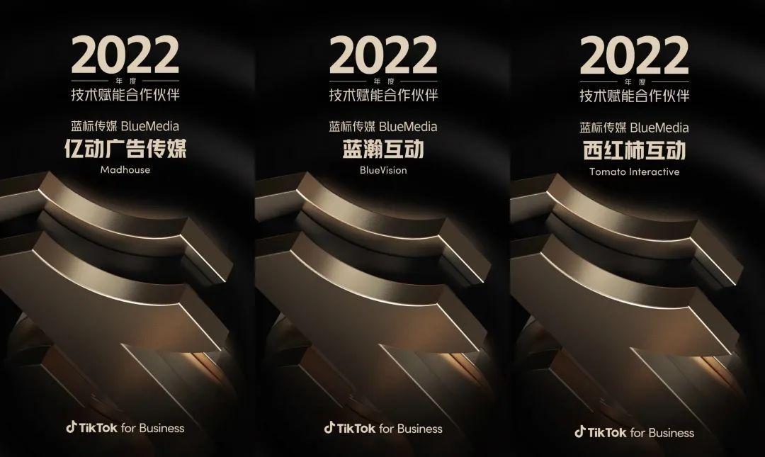 蓝标传媒获tiktokforbusiness2022技术赋能合作伙伴奖
