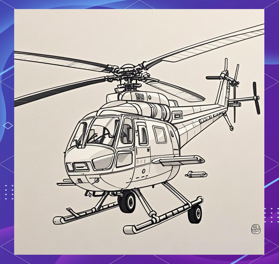 直升机简笔画教程的全面介绍与指南