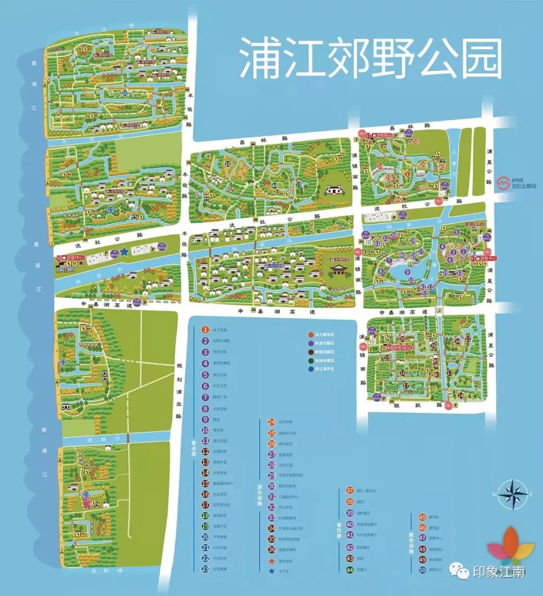 浦江郊野公园丨以森林游憩,滨水休闲为主要功能的近郊都市森林型郊野