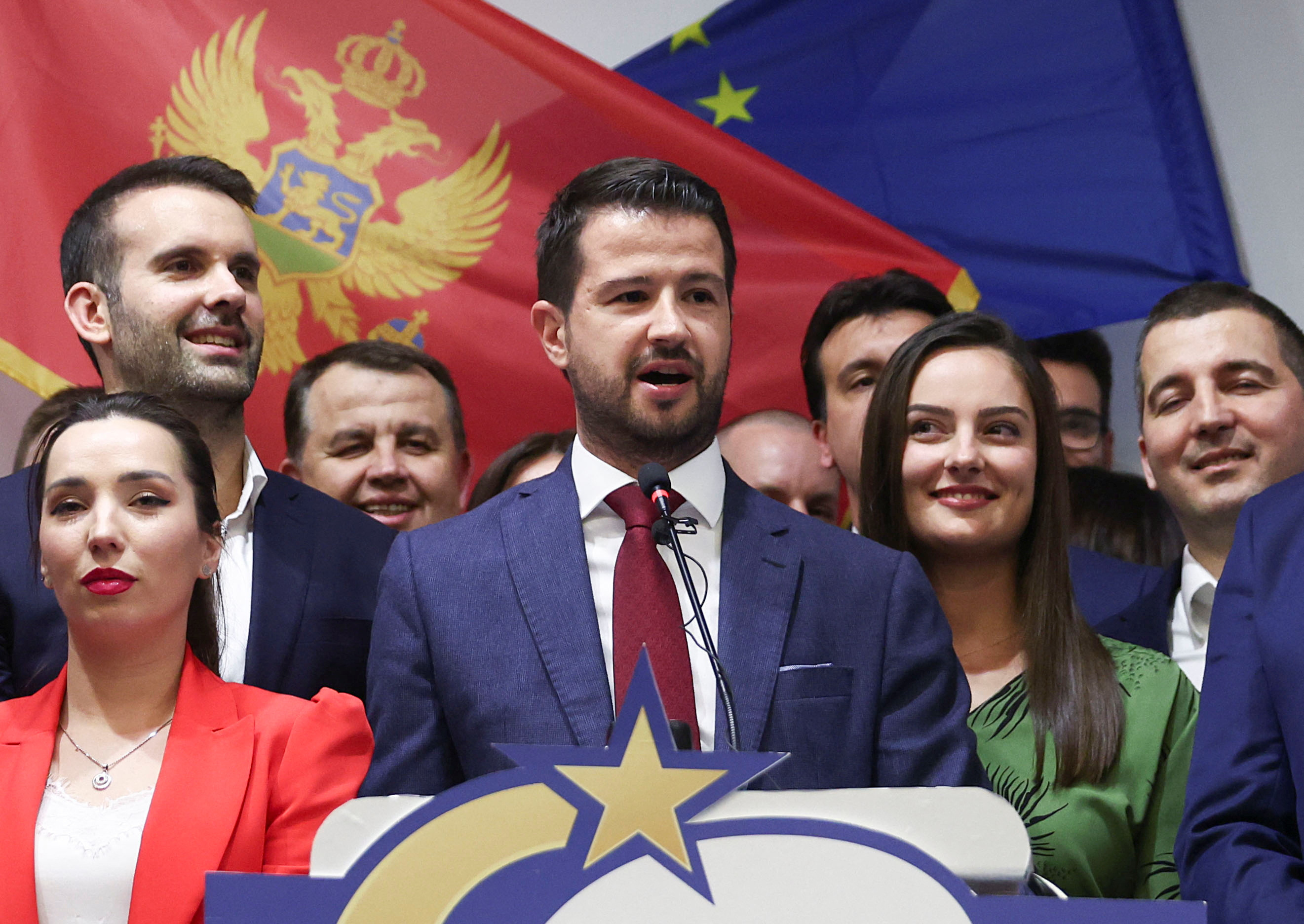 初步结果显示米拉托维奇在黑山总统选举中胜出