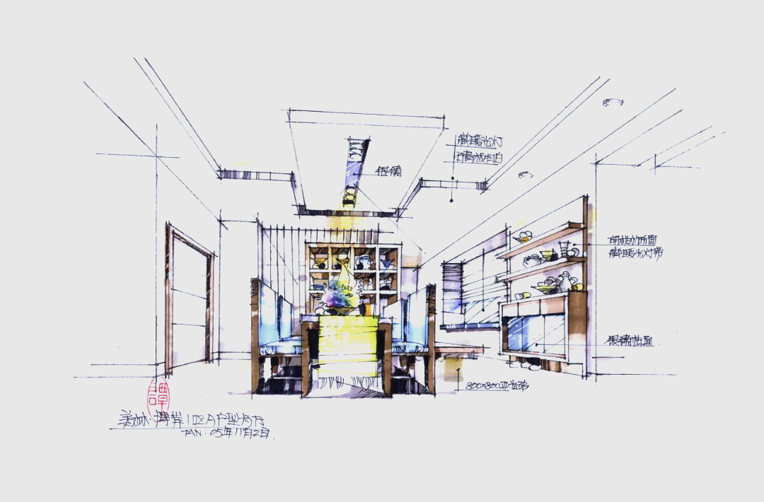 探索室内设计师的手绘技巧:从基础到高级,一篇详尽的指南