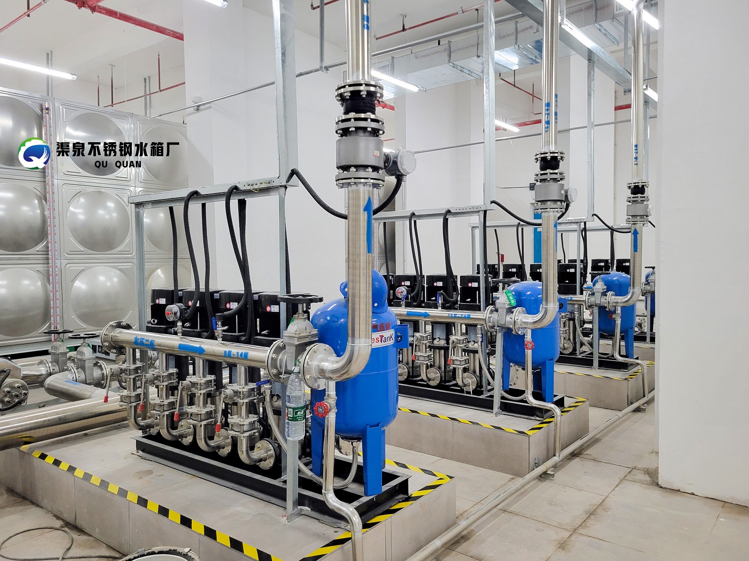 二次供水增压设备中各种不同类型的泵