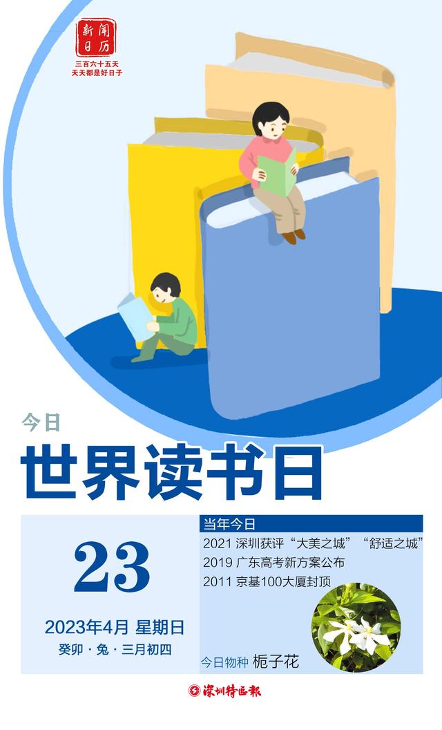 新闻日历|4月23日 世界读书日
