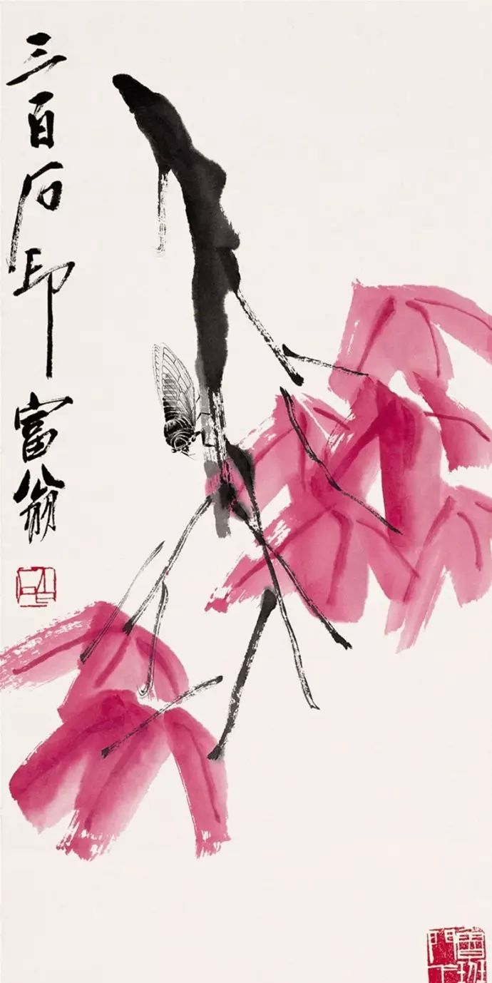 欣赏齐白石笔下的蝉图,感受"薄如蝉翼"的艺术效果