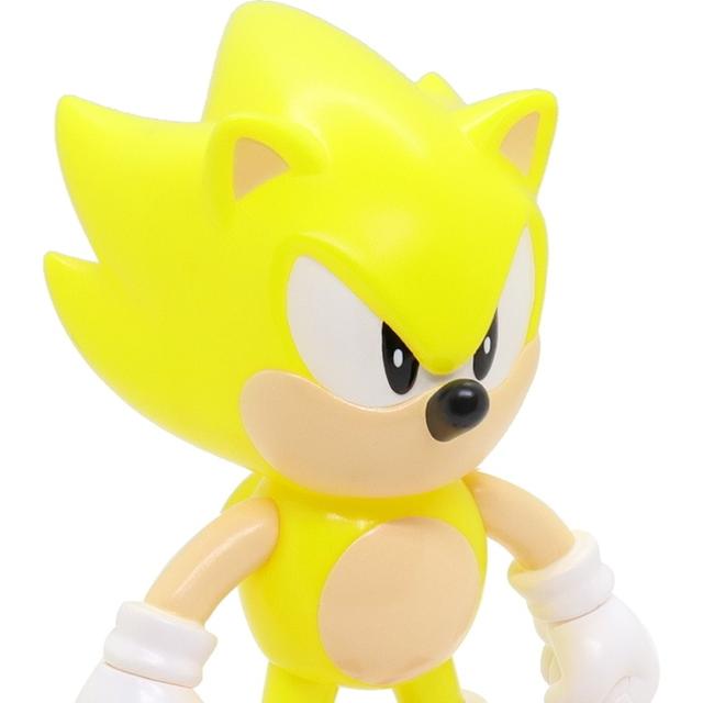模玩资讯:sofvips《索尼克》超级索尼克 super sonic 软胶人形玩具