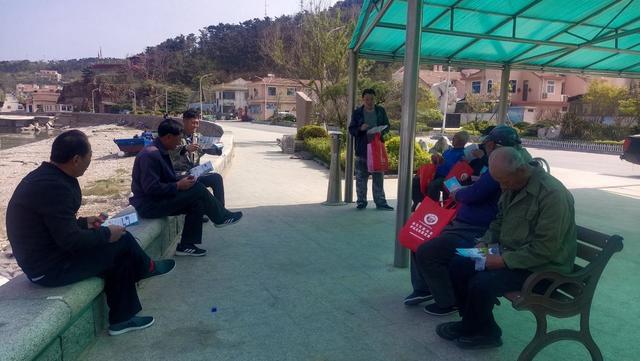 长岛南隍城乡开展防灾减灾宣传活动