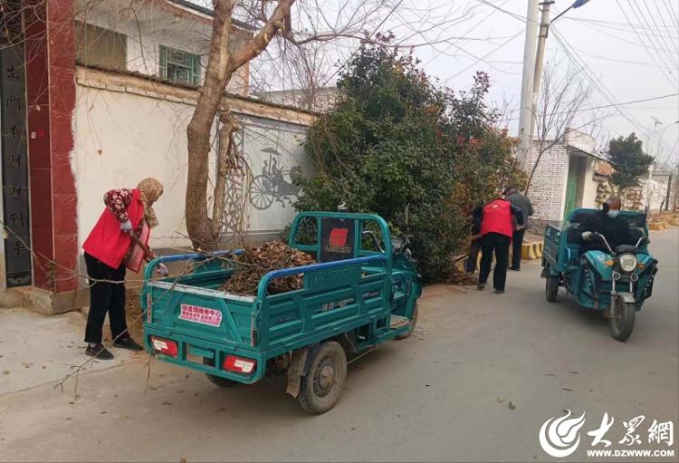金乡县马庙镇开展环境卫生整治行动